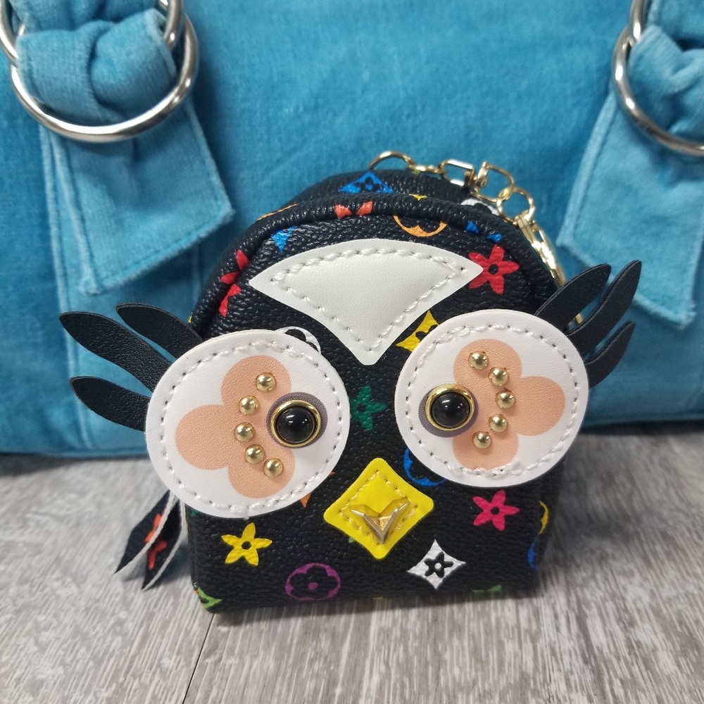 Owl Mini Backpack Bag Charm/keychain